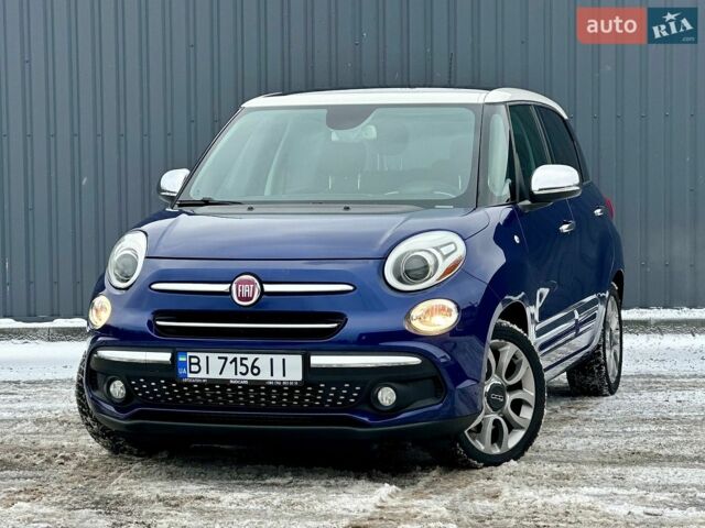 Синий Фиат 500L, объемом двигателя 1.4 л и пробегом 131 тыс. км за 11999 $, фото 1 на Automoto.ua