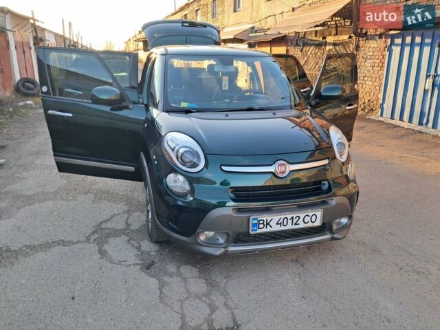 Зеленый Фиат 500L, объемом двигателя 1.37 л и пробегом 114 тыс. км за 8700 $, фото 1 на Automoto.ua