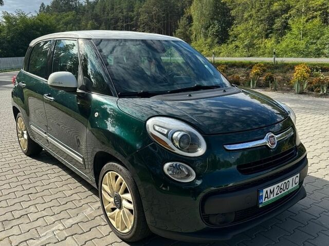 Зеленый Фиат 500L, объемом двигателя 1.4 л и пробегом 116 тыс. км за 7700 $, фото 1 на Automoto.ua