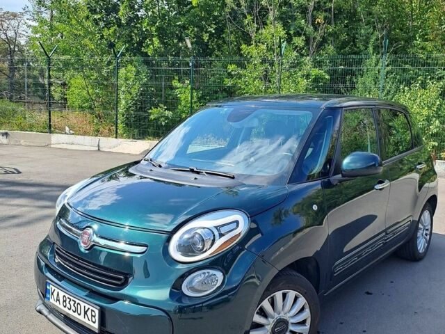 Зеленый Фиат 500L, объемом двигателя 1.4 л и пробегом 130 тыс. км за 10400 $, фото 1 на Automoto.ua