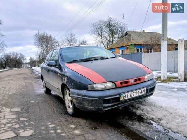 Синий Фиат Брава, объемом двигателя 1.6 л и пробегом 280 тыс. км за 1500 $, фото 1 на Automoto.ua