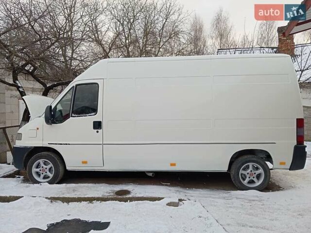 Белый Фиат Дукато, объемом двигателя 2.8 л и пробегом 450 тыс. км за 4400 $, фото 1 на Automoto.ua