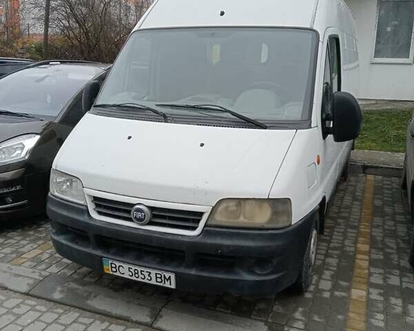 Белый Фиат Дукато, объемом двигателя 2.8 л и пробегом 400 тыс. км за 3700 $, фото 1 на Automoto.ua