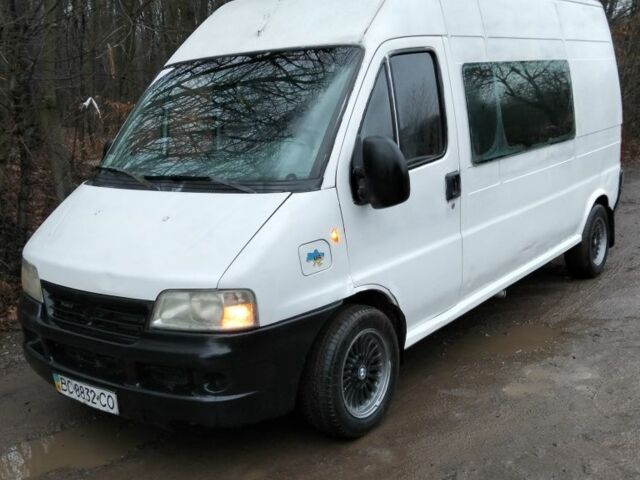 Белый Фиат Дукато, объемом двигателя 2.3 л и пробегом 420 тыс. км за 2500 $, фото 1 на Automoto.ua