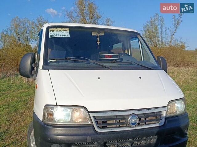 Белый Фиат Дукато, объемом двигателя 2 л и пробегом 343 тыс. км за 4600 $, фото 1 на Automoto.ua