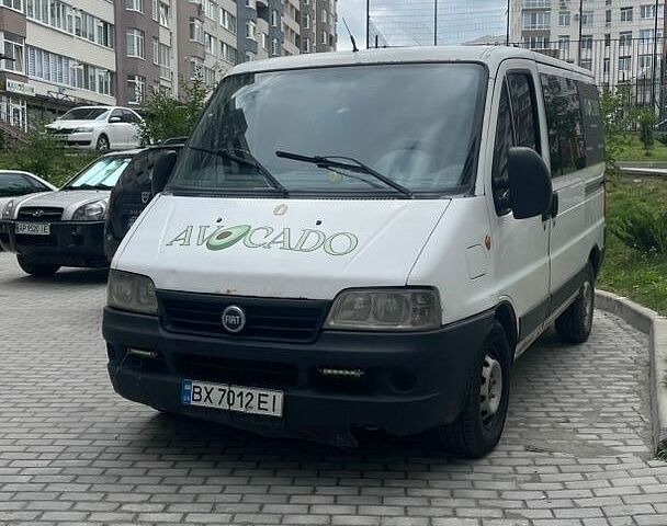 Белый Фиат Дукато, объемом двигателя 2 л и пробегом 400 тыс. км за 3950 $, фото 1 на Automoto.ua