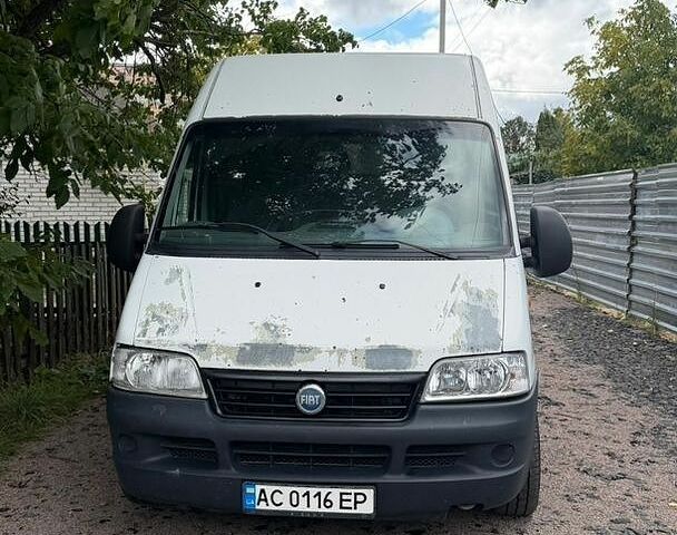 Белый Фиат Дукато, объемом двигателя 2.8 л и пробегом 460 тыс. км за 3800 $, фото 1 на Automoto.ua