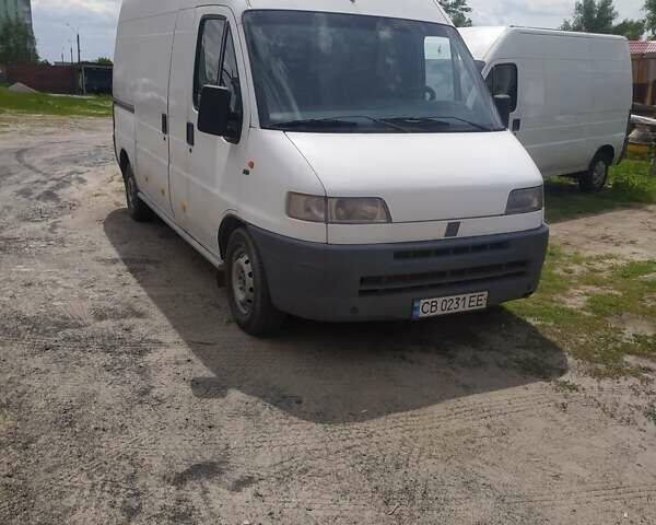 Белый Фиат Дукато, объемом двигателя 2.5 л и пробегом 5 тыс. км за 3500 $, фото 1 на Automoto.ua