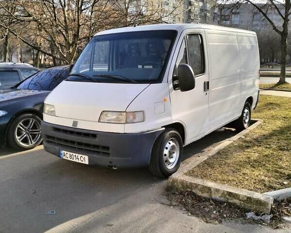 Белый Фиат Дукато, объемом двигателя 1.9 л и пробегом 220 тыс. км за 3200 $, фото 1 на Automoto.ua