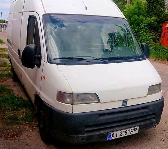 Белый Фиат Дукато, объемом двигателя 2.8 л и пробегом 460 тыс. км за 2400 $, фото 1 на Automoto.ua