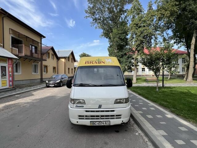 Белый Фиат Дукато, объемом двигателя 2.8 л и пробегом 416 тыс. км за 2200 $, фото 1 на Automoto.ua