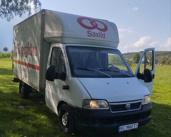 Белый Фиат Дукато, объемом двигателя 2.8 л и пробегом 4 тыс. км за 7600 $, фото 1 на Automoto.ua