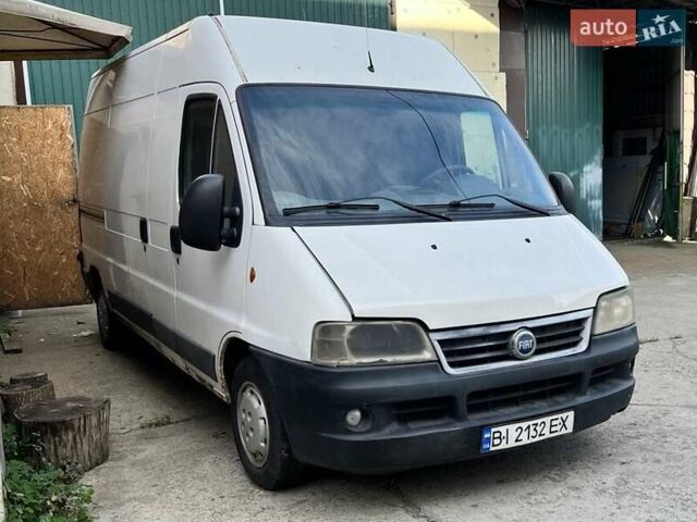 Белый Фиат Дукато, объемом двигателя 2.8 л и пробегом 324 тыс. км за 4000 $, фото 1 на Automoto.ua