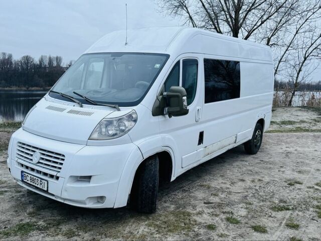 Белый Фиат Дукато, объемом двигателя 2.3 л и пробегом 700 тыс. км за 6000 $, фото 1 на Automoto.ua