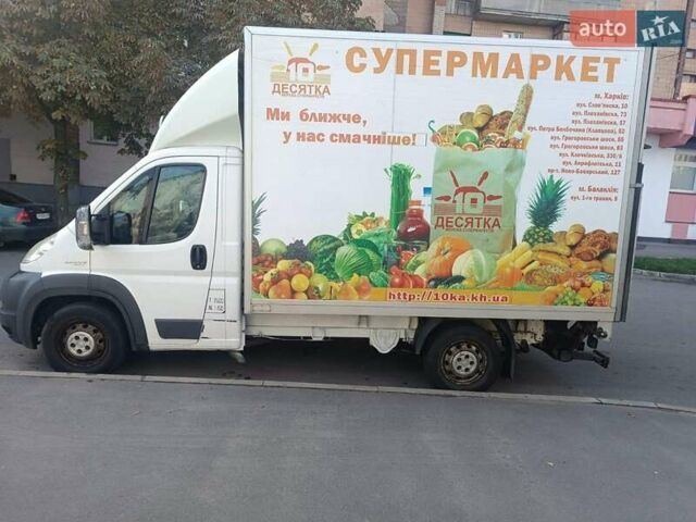 Белый Фиат Дукато, объемом двигателя 2.29 л и пробегом 305 тыс. км за 12600 $, фото 1 на Automoto.ua