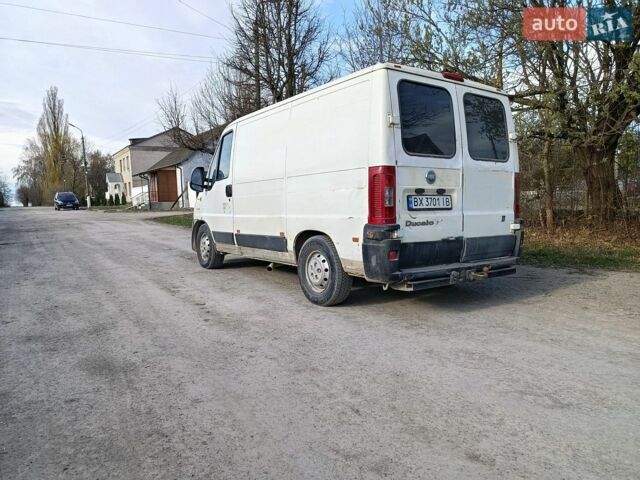 Белый Фиат Дукато, объемом двигателя 2.3 л и пробегом 370 тыс. км за 2200 $, фото 1 на Automoto.ua