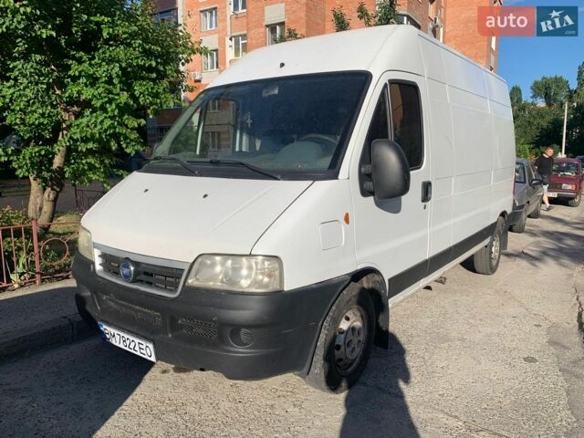 Белый Фиат Дукато, объемом двигателя 2.8 л и пробегом 265 тыс. км за 6500 $, фото 1 на Automoto.ua