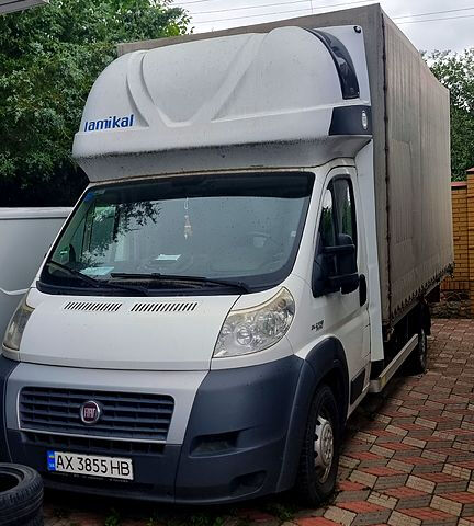 Белый Фиат Дукато, объемом двигателя 3 л и пробегом 290 тыс. км за 14000 $, фото 1 на Automoto.ua