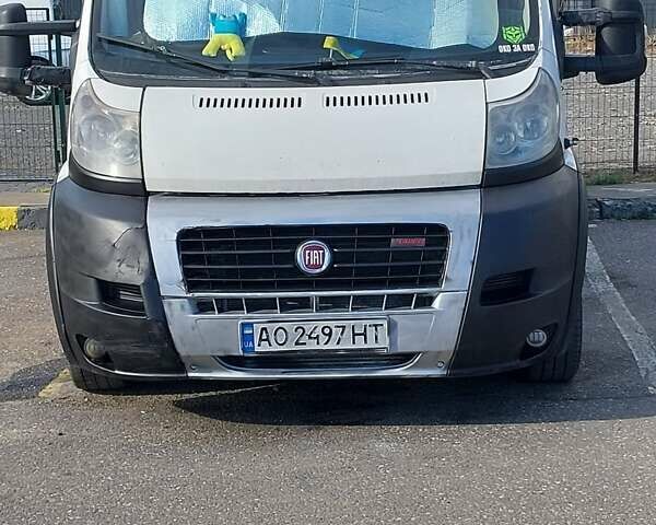 Белый Фиат Дукато, объемом двигателя 3 л и пробегом 645 тыс. км за 8500 $, фото 1 на Automoto.ua