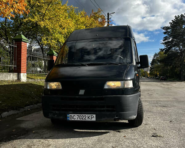 Черный Фиат Дукато, объемом двигателя 2.5 л и пробегом 388 тыс. км за 2900 $, фото 1 на Automoto.ua