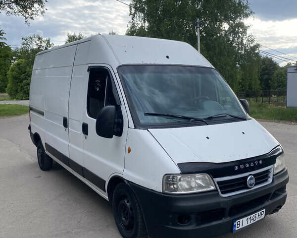 Белый Фиат Дукато груз., объемом двигателя 2.8 л и пробегом 499 тыс. км за 4300 $, фото 1 на Automoto.ua