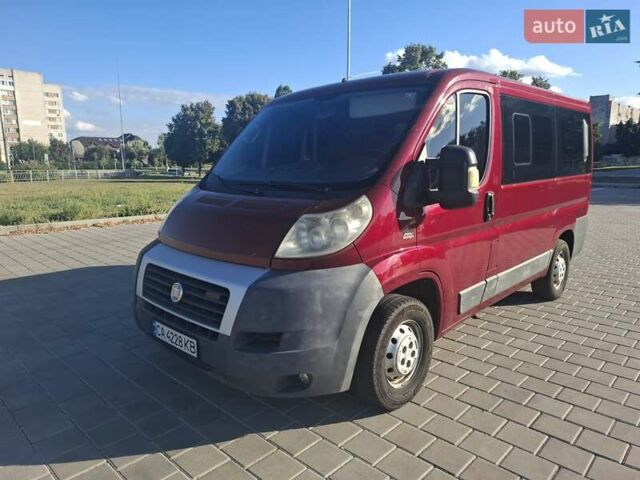 Красный Фиат Дукато, объемом двигателя 3 л и пробегом 314 тыс. км за 10700 $, фото 1 на Automoto.ua