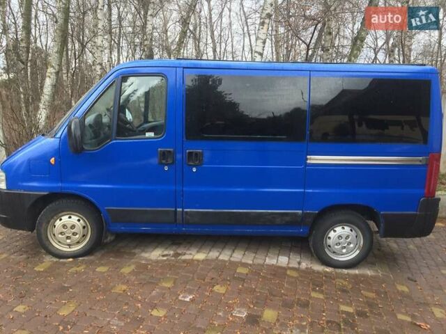 Синій Фіат Дукато пас., об'ємом двигуна 2 л та пробігом 198 тис. км за 5200 $, фото 1 на Automoto.ua