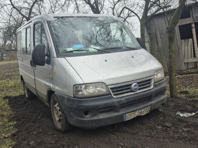 Серый Фиат Дукато, объемом двигателя 3 л и пробегом 400 тыс. км за 1898 $, фото 1 на Automoto.ua