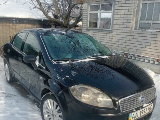 Черный Фиат Линеа, объемом двигателя 1.4 л и пробегом 230 тыс. км за 2500 $, фото 1 на Automoto.ua