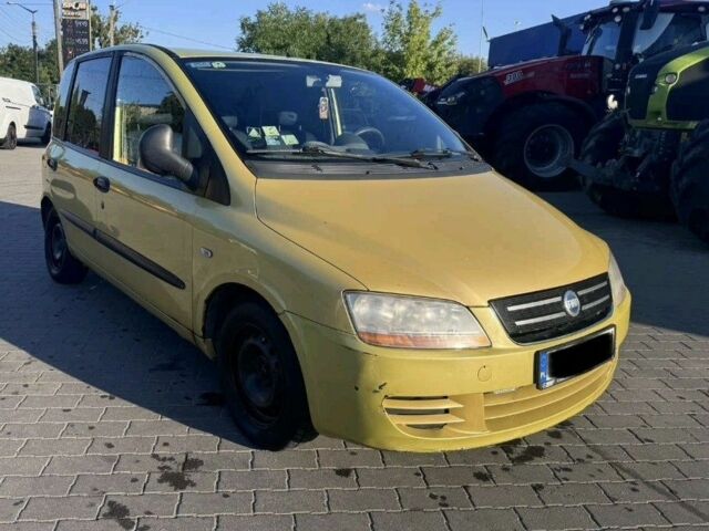 Жовтий Фіат Мультіпла, об'ємом двигуна 2 л та пробігом 255 тис. км за 1700 $, фото 1 на Automoto.ua