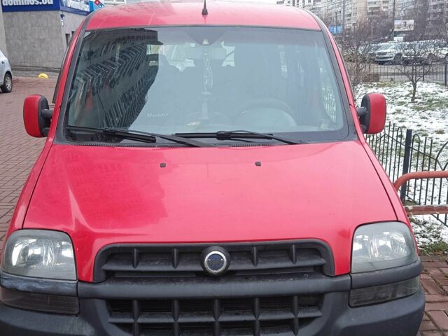 Красный Фиат Добло, объемом двигателя 1.9 л и пробегом 3 тыс. км за 4000 $, фото 1 на Automoto.ua