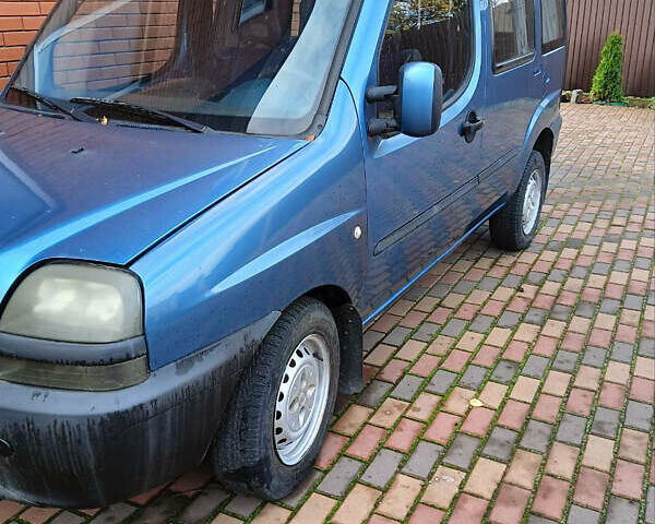 Синий Фиат Добло, объемом двигателя 1.9 л и пробегом 251 тыс. км за 3500 $, фото 1 на Automoto.ua