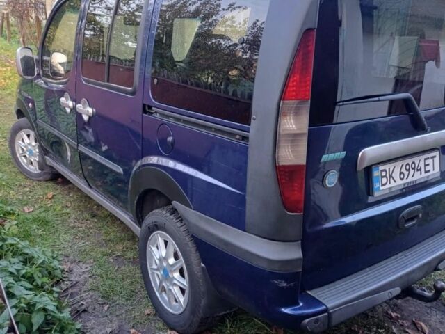 Синий Фиат Добло, объемом двигателя 0 л и пробегом 286 тыс. км за 3100 $, фото 1 на Automoto.ua