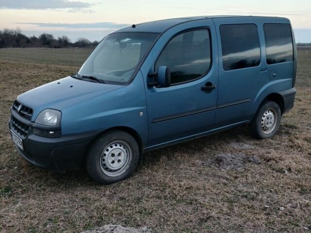 Синий Фиат Добло, объемом двигателя 1.9 л и пробегом 357 тыс. км за 3300 $, фото 1 на Automoto.ua