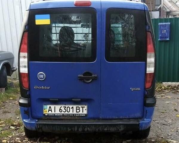 Синий Фиат Добло, объемом двигателя 1.6 л и пробегом 250 тыс. км за 2200 $, фото 1 на Automoto.ua