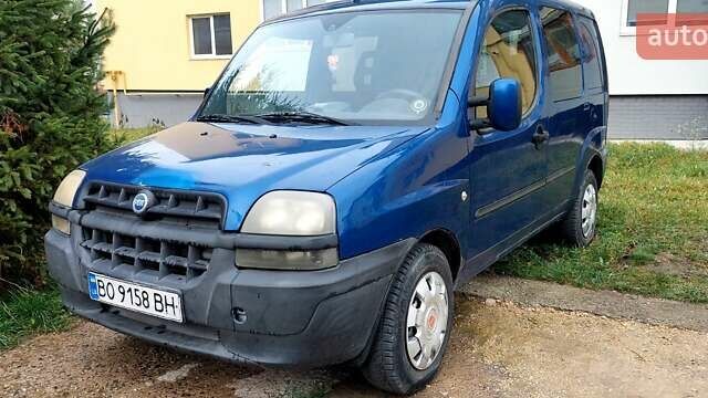 Синій Фіат Добло, об'ємом двигуна 1.24 л та пробігом 250 тис. км за 2990 $, фото 1 на Automoto.ua