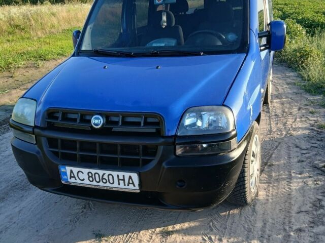 Синий Фиат Добло, объемом двигателя 1.6 л и пробегом 290 тыс. км за 3500 $, фото 1 на Automoto.ua