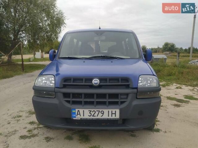Синий Фиат Добло, объемом двигателя 1.6 л и пробегом 346 тыс. км за 3400 $, фото 1 на Automoto.ua