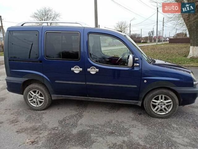 Синий Фиат Добло, объемом двигателя 1.9 л и пробегом 192 тыс. км за 5500 $, фото 1 на Automoto.ua