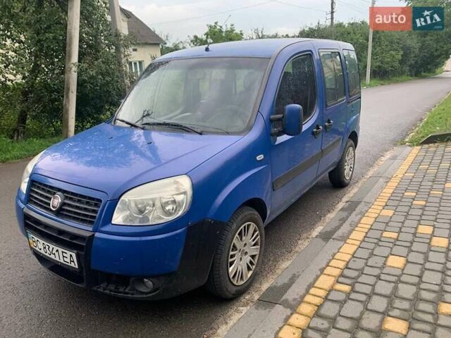 Синий Фиат Добло, объемом двигателя 1.91 л и пробегом 170 тыс. км за 4800 $, фото 1 на Automoto.ua