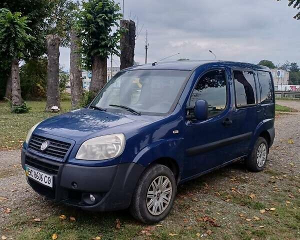 Синий Фиат Добло, объемом двигателя 1.6 л и пробегом 191 тыс. км за 3900 $, фото 1 на Automoto.ua