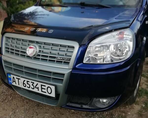 Синий Фиат Добло, объемом двигателя 1.25 л и пробегом 300 тыс. км за 5600 $, фото 1 на Automoto.ua