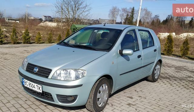 Сірий Фіат Пунто, об'ємом двигуна 1.24 л та пробігом 144 тис. км за 4350 $, фото 1 на Automoto.ua