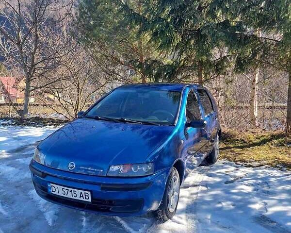 Синий Фиат Пунто, объемом двигателя 1.2 л и пробегом 238 тыс. км за 3800 $, фото 1 на Automoto.ua