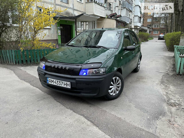 Зеленый Фиат Пунто, объемом двигателя 1.2 л и пробегом 240 тыс. км за 1100 $, фото 1 на Automoto.ua