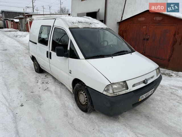 Белый Фиат Скудо, объемом двигателя 1.87 л и пробегом 270 тыс. км за 1699 $, фото 1 на Automoto.ua