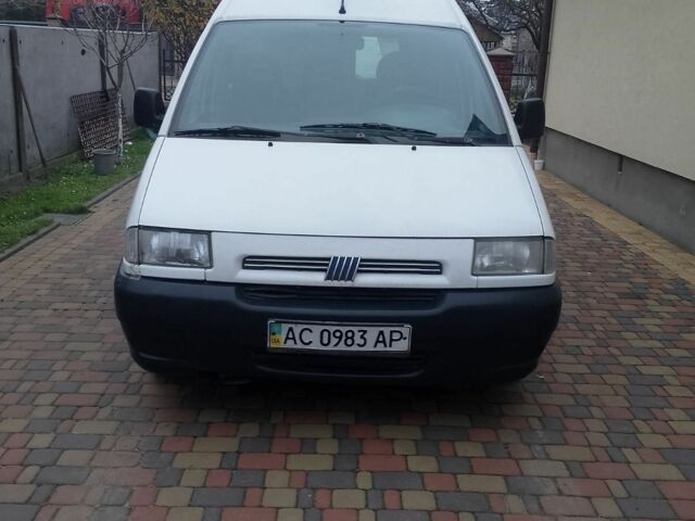 Белый Фиат Скудо, объемом двигателя 1.9 л и пробегом 450 тыс. км за 2000 $, фото 1 на Automoto.ua