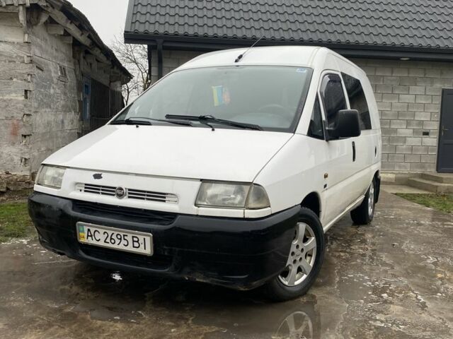 Білий Фіат Скудо, об'ємом двигуна 1.9 л та пробігом 400 тис. км за 2000 $, фото 1 на Automoto.ua