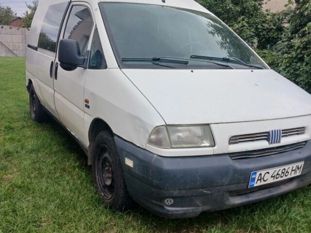 Белый Фиат Скудо, объемом двигателя 1.9 л и пробегом 3 тыс. км за 1750 $, фото 1 на Automoto.ua
