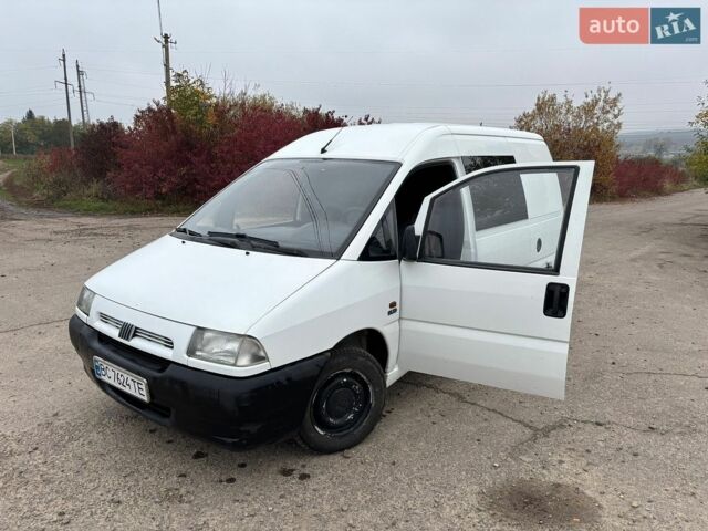 Белый Фиат Скудо, объемом двигателя 1.9 л и пробегом 298 тыс. км за 3899 $, фото 1 на Automoto.ua